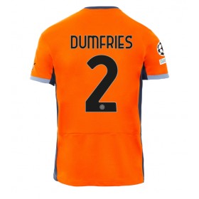 Inter Milan Denzel Dumfries #2 Tredje Kläder 2023-24 Kortärmad